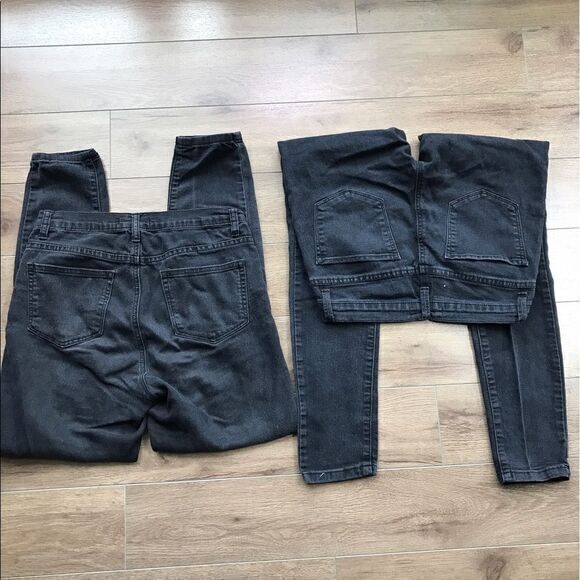 5/$15 Lot‎ of 2 forever 21 skinny jeans Black Womens Size - Picture 3 of 3